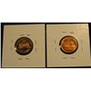 Image 2 : 723. 1970-S Small date & Large date Lincoln Cent - Memorial. Proof