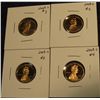 Image 1 : 727. 2009-S Lincoln Cent Commemoratives: reverse #1 - early childhood, reverse #2 - formative years,