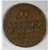 Image 1 : GERMAN STATES 1800 2 PFENNING PLM XF