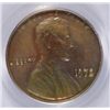 Image 2 : 1972/72 LINCOLN ONE CENT PCGS GENUINE, LIGHT CLEANING, MS65 BROWN