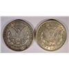 Image 2 : ( 2 ) NICE CIRCULATED MORGAN SILVER DOLLARS,  1986-P  AND 1921-P;