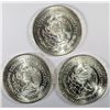 Image 3 : 1982, 83, AND 1984 BU MEXICAN ONE OUNCE  SILVER LIBERTADS IN DISPLAY  PORTFOLIO