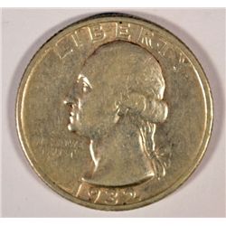 1932-S WASHINGTON QUARTER VF+