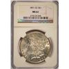 Image 1 : 1891-CC MORGAN DOLLAR NGC MS61