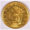 Image 1 : 1839-O $2.50 CLASSIC GOLD VF/XF