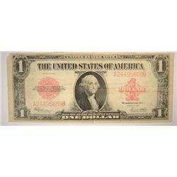 1923 $1 US NOTE (RED SEAL)