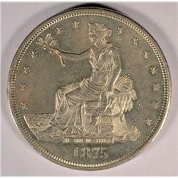 1875 CC TRADE DOLLAR CH BU FROSTY BLAST WHITE