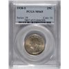 Image 1 : 1938 S WASHINGTON QUARTER PCGS MS65 COLOR!