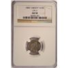 Image 1 : 1800 HALF DIME "LIBEKTY" NGC AU 50 VERY, VERY NICE!