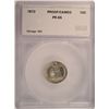 Image 1 : 1872 SEATED DIME PROOF CAMEO GEM!
