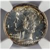 Image 2 : 1943 D MERCURY DIME NGC MS 67 FB