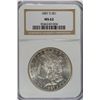 Image 1 : 1887 S MORGAN DOLLAR NGC MS 62 NICE