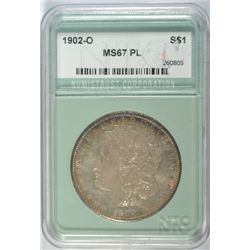 1902-O MORGAN DOLLAR NTC MS-67 PL