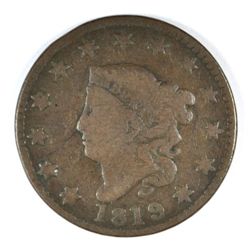 1819 LARGE CENT FINE