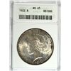 Image 1 : 1922 PEACE DOLLAR ANACS MS65