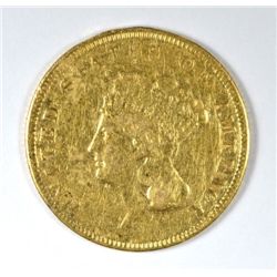 1855 $3 GOLD VF EX-JEWELRY