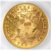 Image 3 : 1893 $10 GOLD LIBERTY SEGS MS62