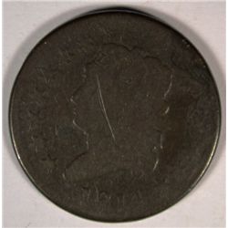 1814 LARGE CENT GOOD (DAMAGED)