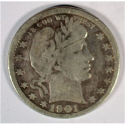 1901-O BARBER QUARTER AG