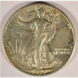 1939-S WALKING LIBERTY HALF DOLLAR MS62