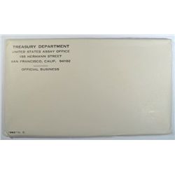 1963 U.S. UNCIRCULATED MINT SET IN  NICE ORIGINAL SEALED ENVELOPE