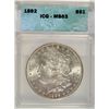 Image 1 : 1892 MORGAN DOLLAR ICG MS63 NICE
