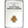 Image 1 : 1917 MCKINLEY GOLD DOLLAR NGC MS64, CHERRY, LOOKS MS65+