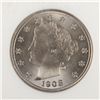 Image 2 : 1908 V NICKEL NGC MS 66 SUPERB!  GREAT LUSTER