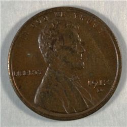 1912 D LINCOLN CENT AU