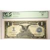 Image 1 : 1899 $1 SILVER CERTIFICATE "BLACK EAGLE" PCGS 20