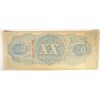 Image 2 : 1863 $20 CONFEDERATE STATES OF AMERICA NOTE