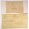 Image 2 : 1862 TEN CENT US NOTE & 1862 TEN CENT SUMMIT BANK NOTE CUYAHOGA FALLS, OH