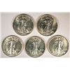 Image 1 : 5-1944 WALKING LIBERTY HALF DOLLARS MS63+