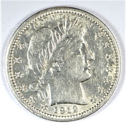 1912 BARBER QUARTER AU-58