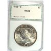 Image 1 : 1923-D PEACE DOLLAR PCI MS62