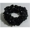 Image 1 : CHIPPED BLACK ONEX STONE 305.00CTW BRACELET BAND