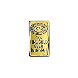 1 gram Istanbul Refinery Gold Bar .9999 or .9995 Fine