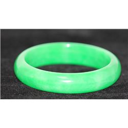 CHINESE GREEN JADE BANGLE