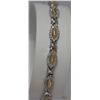 Image 2 : 1.25 CTW DIAMOND BRACELET GOLD PLATED .925 STERLING SIL