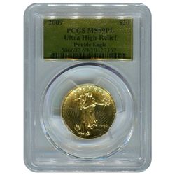 Certified Ultra High Relief Gold American Eagle MS69 NG
