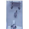 Image 1 : 58.60 CTW CTW MICRO PAVE CZ EARRING, RING,PENDANT SET .