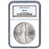 Image 1 : Certified Uncirculated Silver Eagle MS69 (date of our c