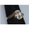 Image 2 : 0.31 CTW DIAMOND RING .925 STERLING SILVER
