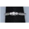 Image 1 : 0.22 CTW DIAMOND RING .925 STERLING SILVER