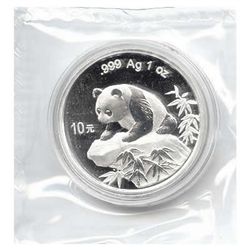 Chinese Silver Panda (date of our choice)