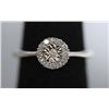 Image 1 : 0.26 CTW DIAMOND RING .925 STERLING SILVER