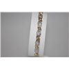 Image 2 : 2.00 CTW DIAMOND BRACELET GOLD PLATED .925 STERLING SIL
