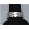 Image 2 : 0.15 CTW DIAMOND RING .925 STERLING SILVER