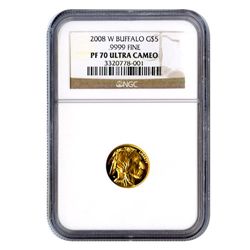 Certified Proof Buffalo Gold Coin W PF69 Ultra Cameo NG