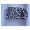 Image 1 : 29.60 CTW CZ RING .925 STERLING SILVER